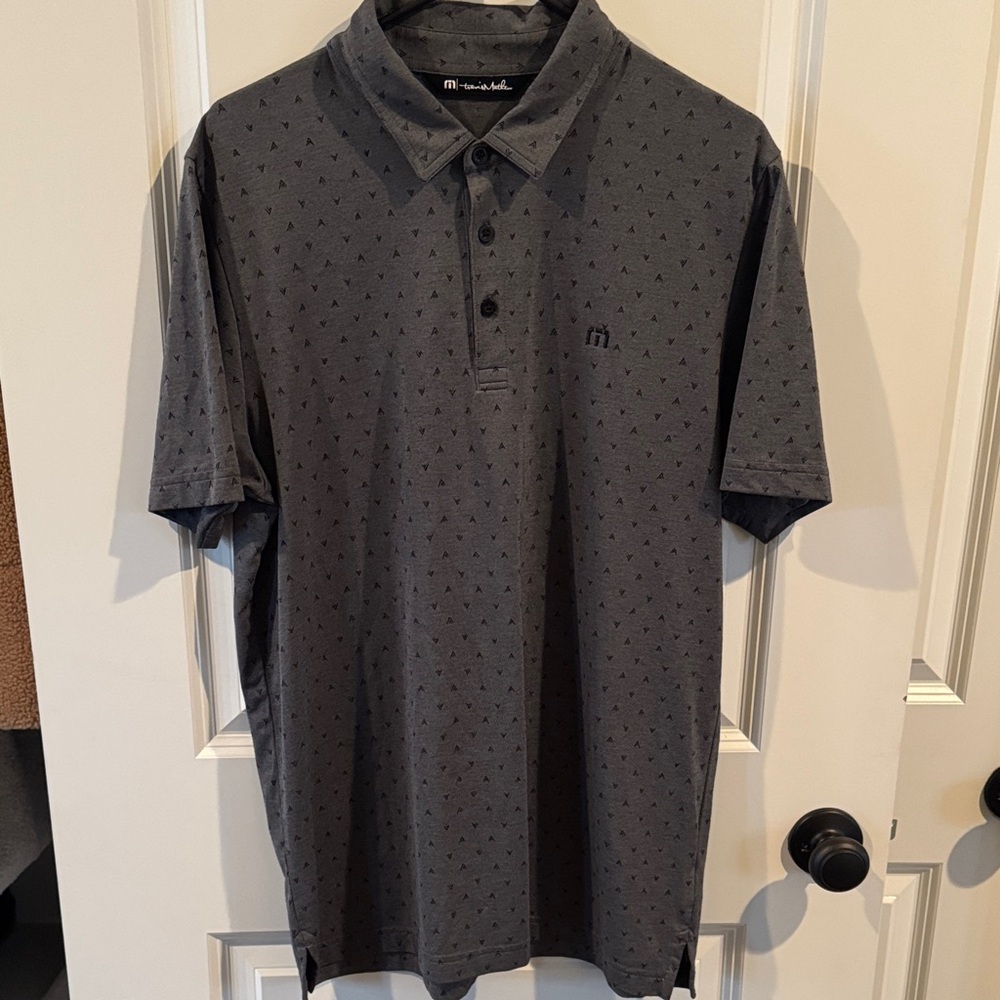 Travis Mathew Charcoal Polo Shirt